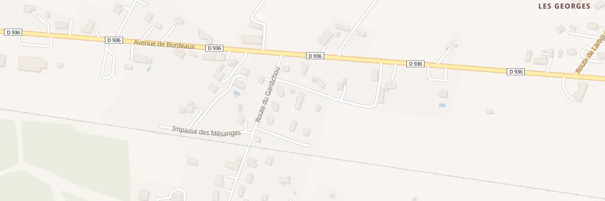 Plan du 38 Rte du Gardichou à Gardonne