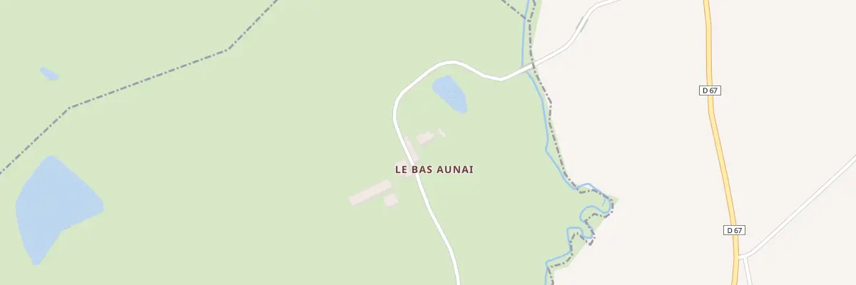 Plan du 1200 Le Bas Aunai à Château-la-Vallière
