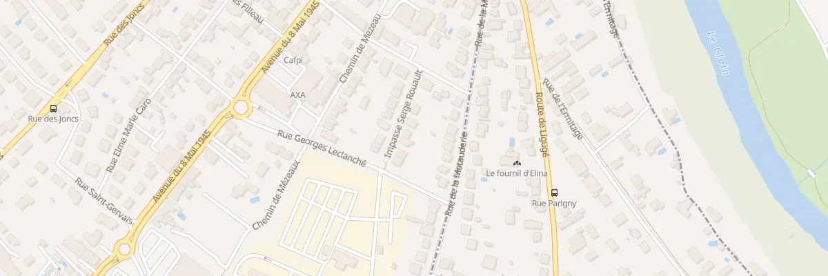 Plan du 9 Imp Serge Rouault à Poitiers