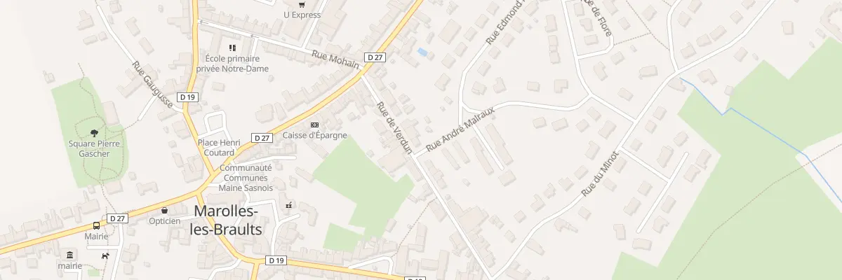 Plan du 17 Rue de Verdun à Marolles-les-Braults