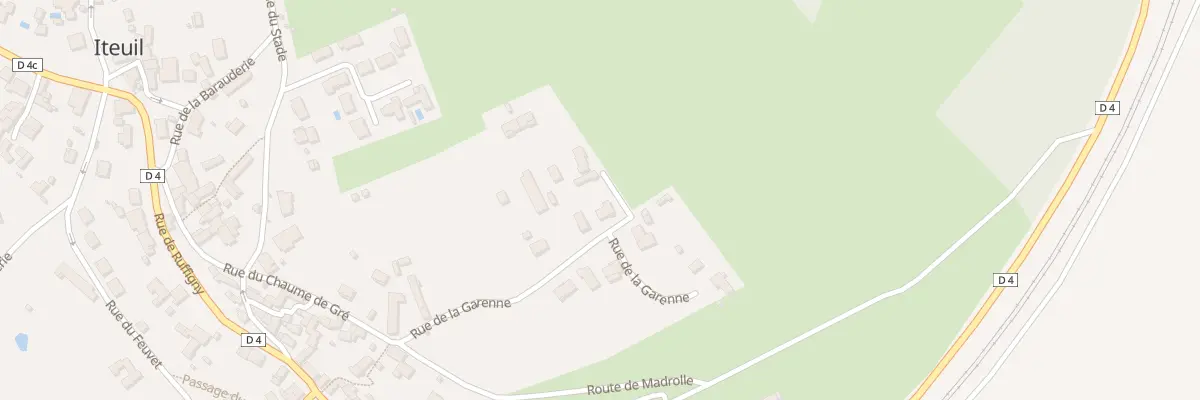 Plan du 11 Rue de la Garenne à Iteuil