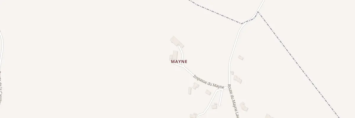 Plan du 8 Mayne à Peyrière