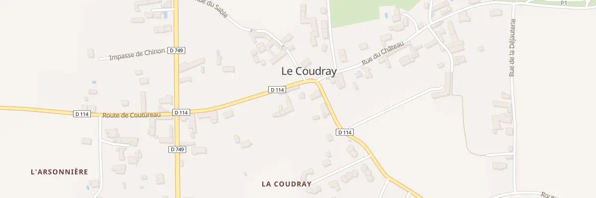 Plan du 5 Rte de Lémeré à Lémeré