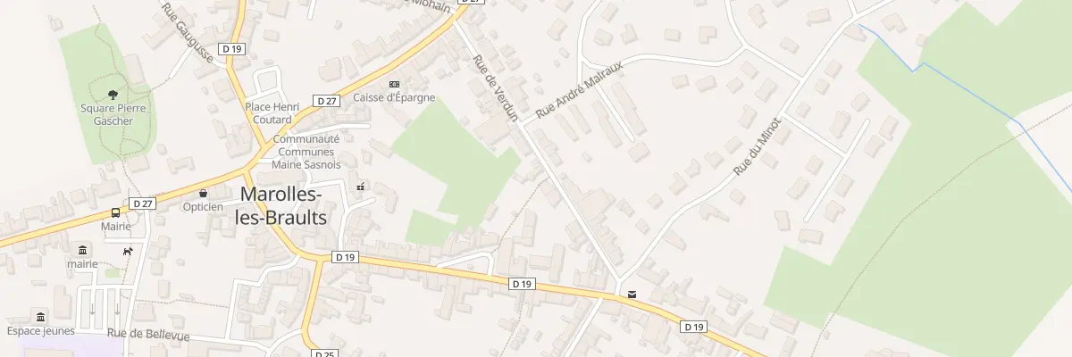 Plan du 24 Rue de Verdun à Marolles-les-Braults