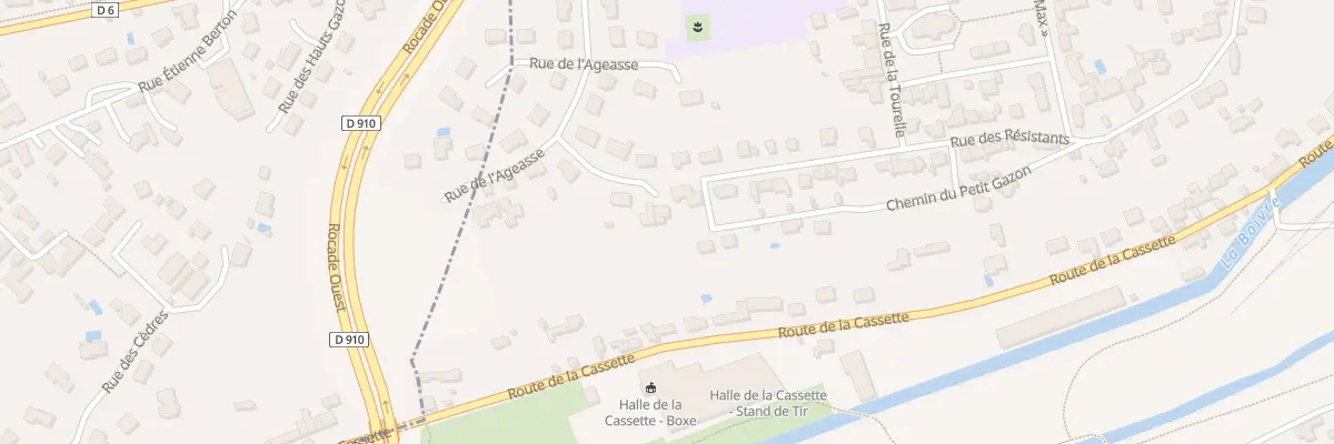 Plan du 6 Rue de l’Emouchet à Poitiers