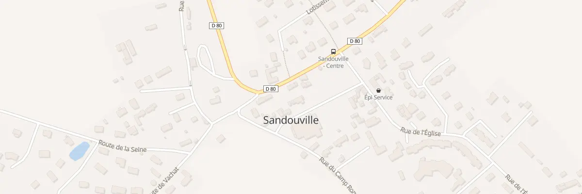 Plan du 5163 Rte de la Plaine à Sandouville
