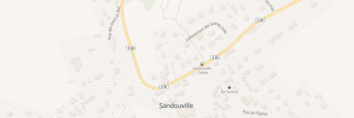 Plan du 12 Les Grands Pres à Sandouville