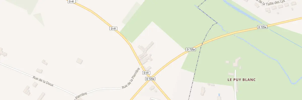 Plan du 24 La Reculee Nord à Doussay