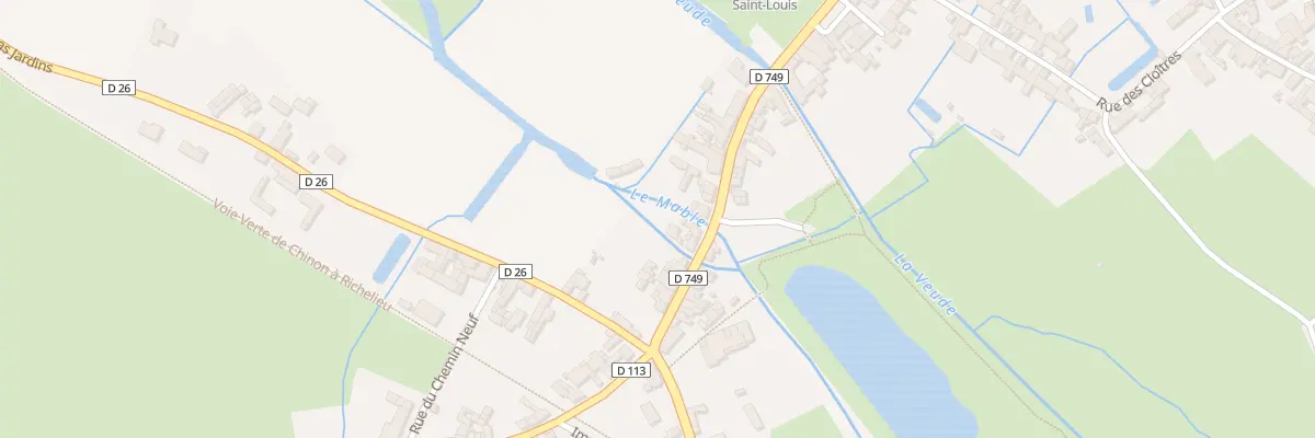 Plan du 23 Rue de la Bonne-Dame à Champigny-sur-Veude