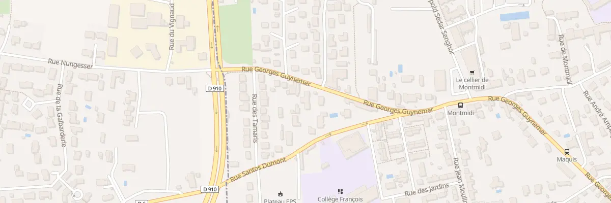 Plan du 147 Rue Georges Guynemer à Poitiers