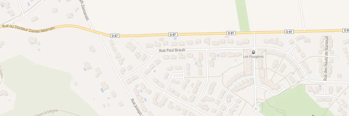 Plan du 14 Rue Paul Brault à Migné-Auxances
