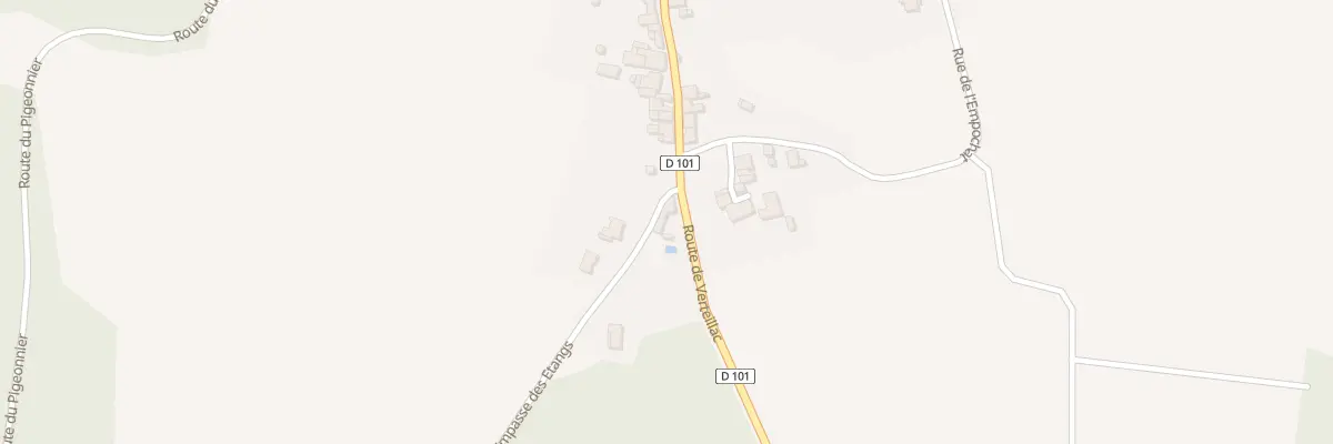 Plan du 228 Rte de Verteillac à Champagne-et-Fontaine