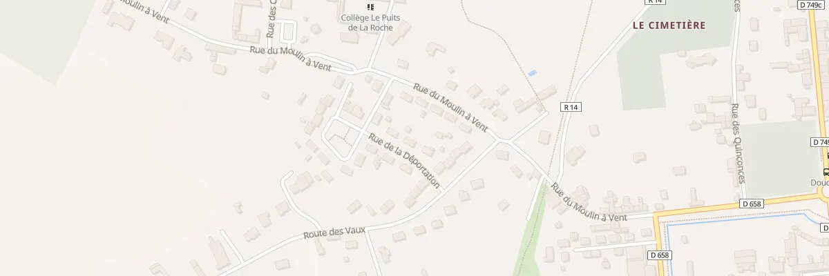 Plan du 3 Rue de la Déportation à Richelieu