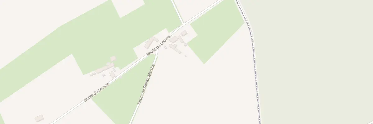 Plan du 8 Rte du Louvre à Verneil-le-Chétif