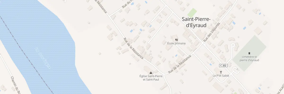 Plan du 38 Rue de la Résistance à Saint-Pierre-d’Eyraud