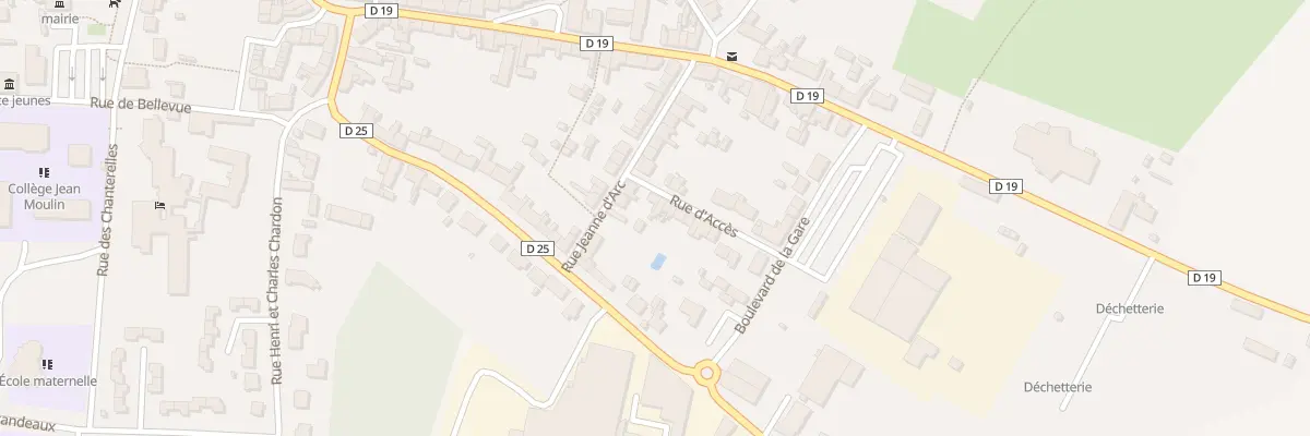 Plan du 4 Rue d’Accès à Marolles-les-Braults