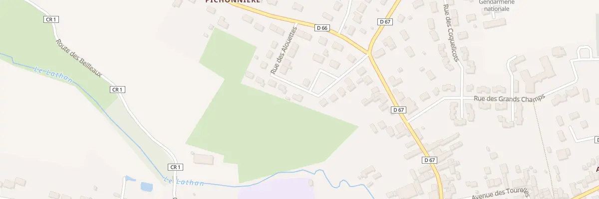 Plan du 11 Rue des Alouettes à Savigné-sur-Lathan