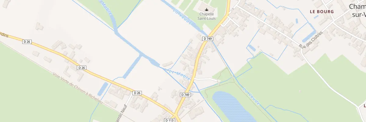 Plan du 13 Rue de la Bonne-Dame à Champigny-sur-Veude