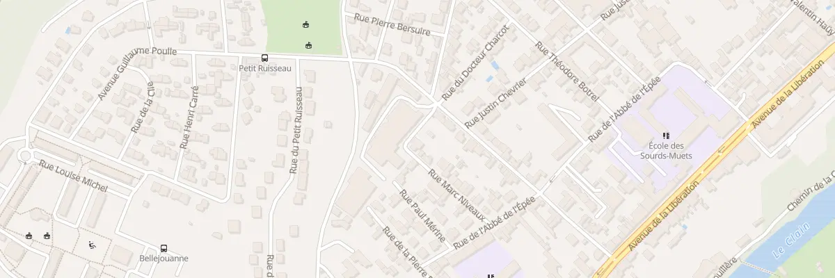 Plan du 20 Rue Marc Niveaux à Poitiers