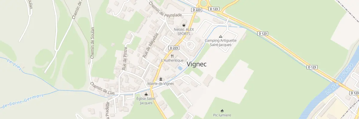 Plan du 6 Rue Principale à Vignec