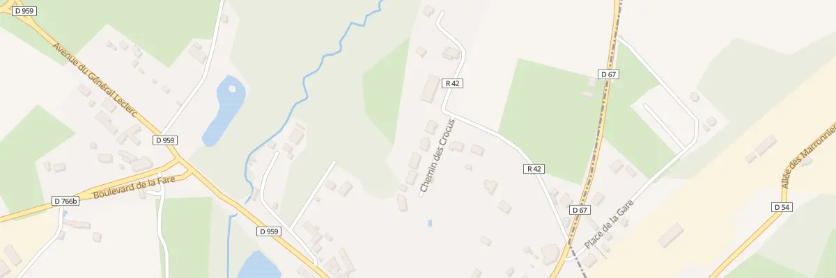 Plan du 4 Che des Crocus à Château-la-Vallière