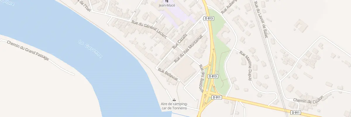 Plan du 9 Rue du Bas Montamat à Tonneins