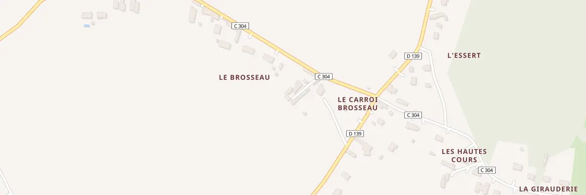 Plan du 47 Le Brosseau à Saint-Benoît-la-Forêt
