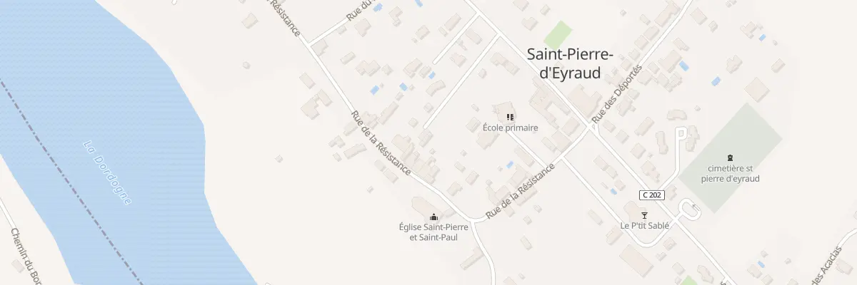 Plan du 34 Rue de la Résistance à Saint-Pierre-d’Eyraud