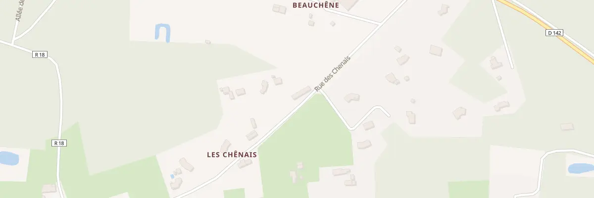 Plan du 10 Rue des Chesnais à Brette-les-Pins