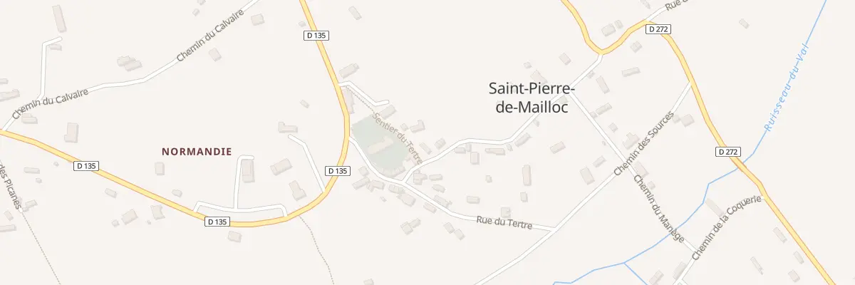 Plan du 131 Sen du Tertre -St Pierre- à Valorbiquet