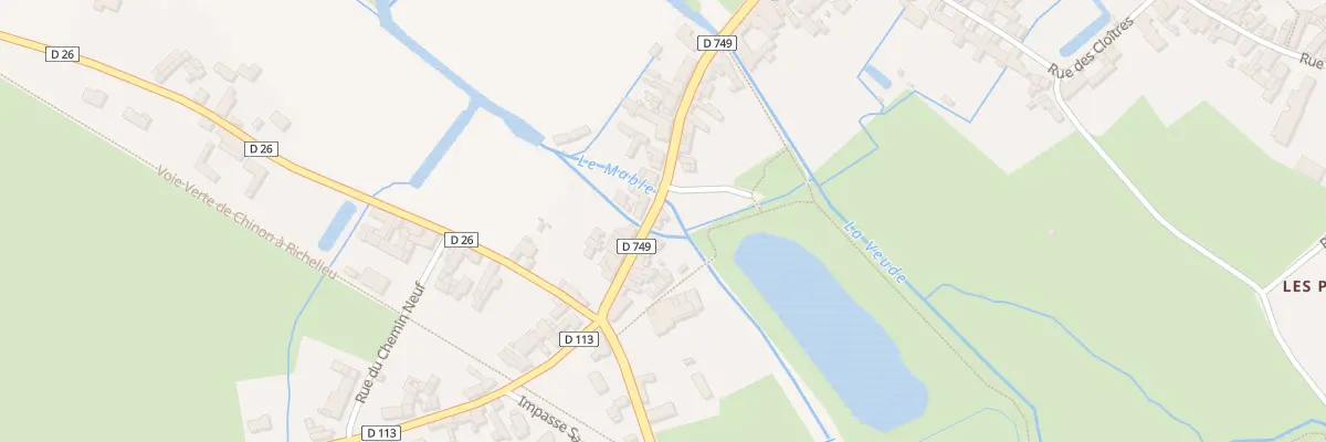 Plan du 16 Rue de la Bonne-Dame à Champigny-sur-Veude