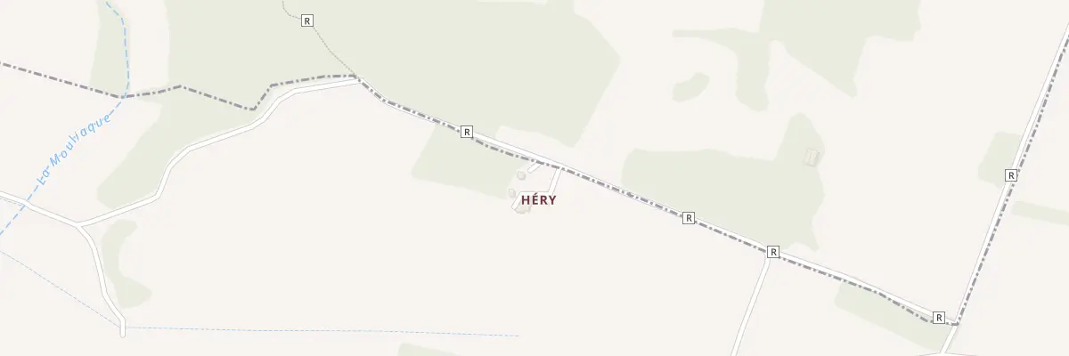 Plan du 5090 Hery à Bazian