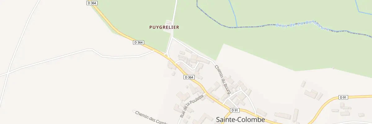 Plan du 10 Rte de la Bonnieure à Val-de-Bonnieure
