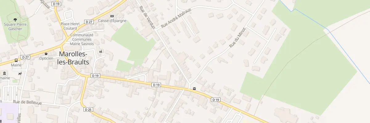 Plan du 31 Rue de Verdun à Marolles-les-Braults