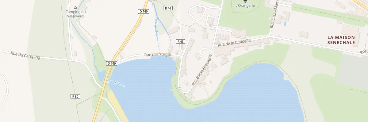 Plan du 12 Rue des Forges à Château-la-Vallière