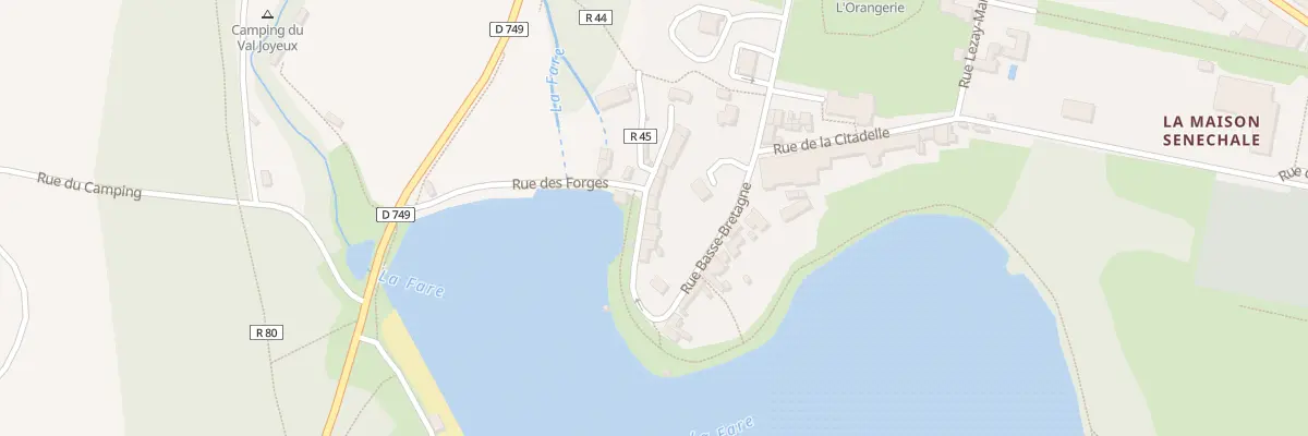 Plan du 10 Rue des Forges à Château-la-Vallière