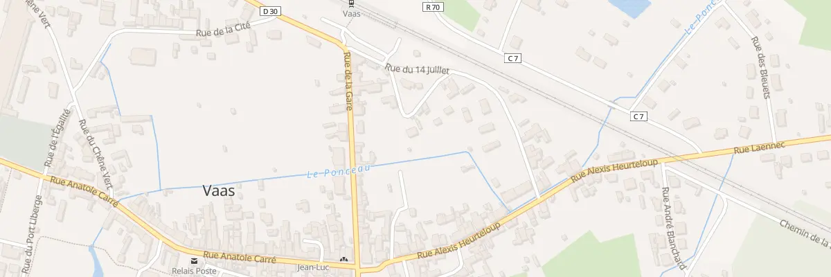 Plan du 2 Rue des Mesanges à Vaas