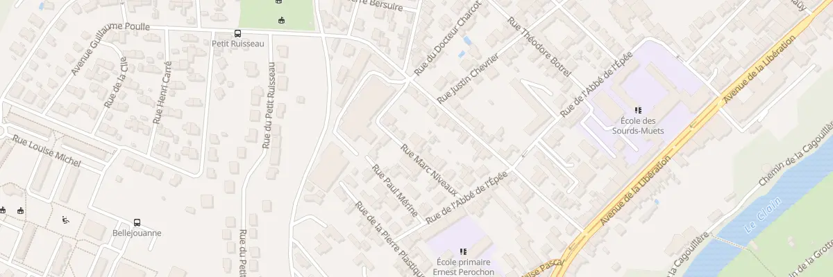 Plan du 14 Rue Marc Niveaux à Poitiers