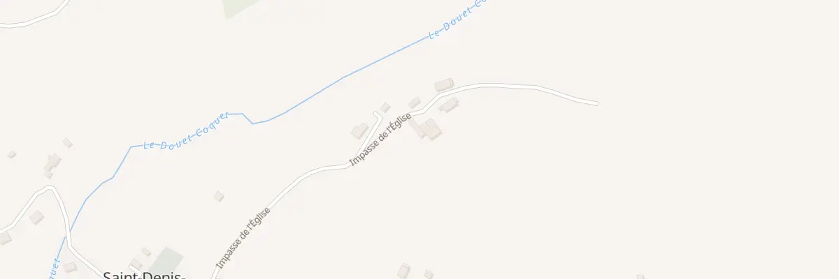 Plan du 283 Imp de l’Église à Saint-Denis-de-Mailloc