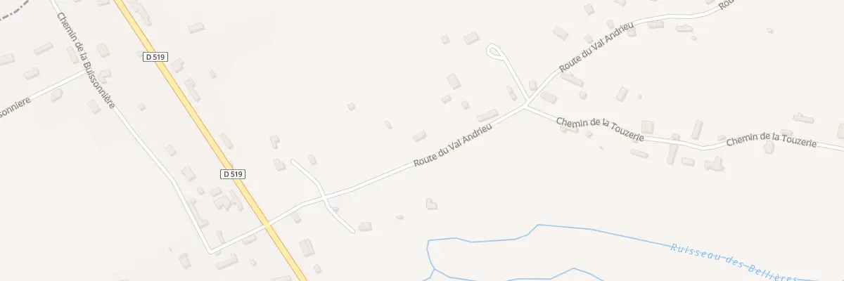 Plan du 211 Rte du Val Andrieu -St Julien- à Valorbiquet