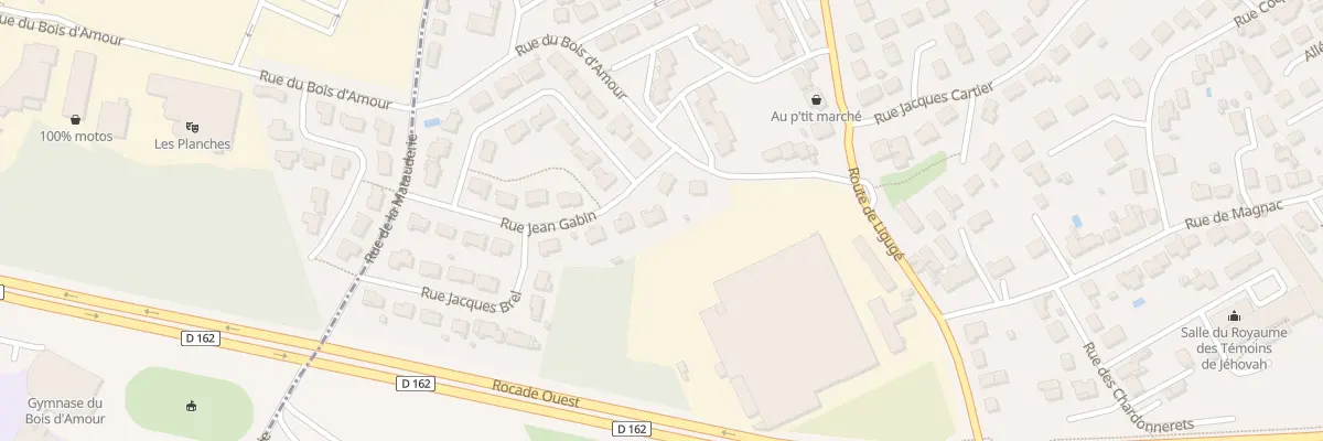 Plan du 3 Rue Jean Gabin à Saint-Benoît