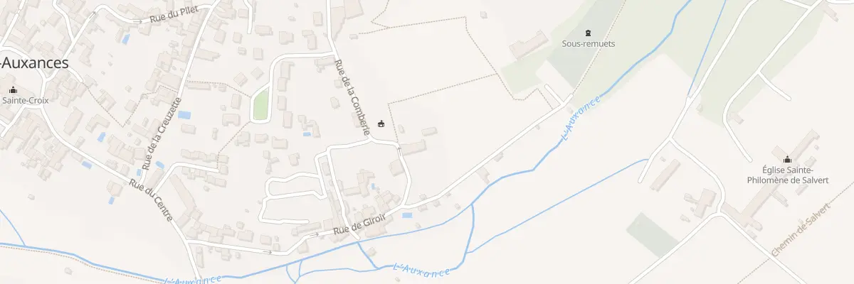 Plan du 2 Rue de la Comberie à Migné-Auxances