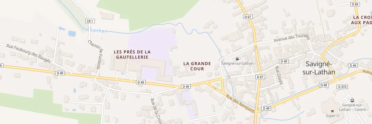 Plan du 4 Av de l’Anjou à Savigné-sur-Lathan