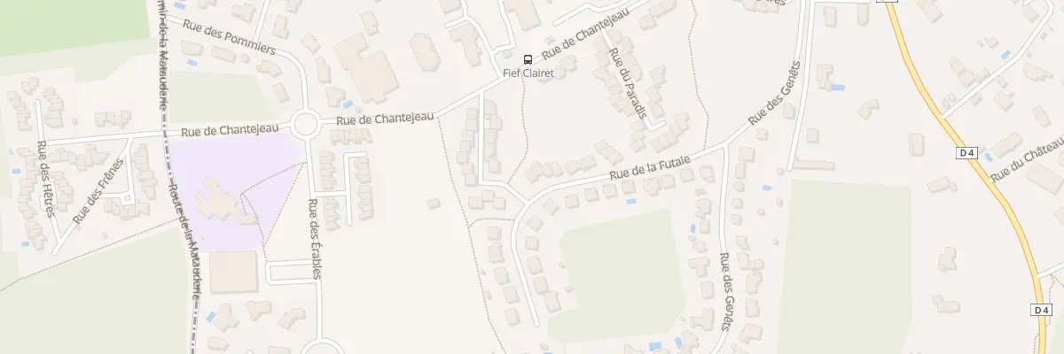 Plan du 18 Rue de la Futaie à Saint-Benoît