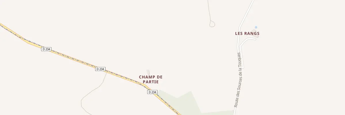 Plan du 22 Champ de Partie à Champ-Haut