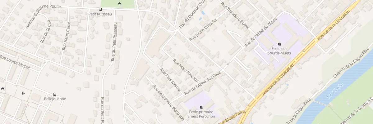 Plan du 10 Rue Marc Niveaux à Poitiers