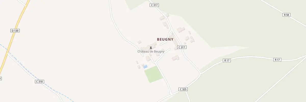 Plan du 10 Beugny à Saint-Benoît-la-Forêt