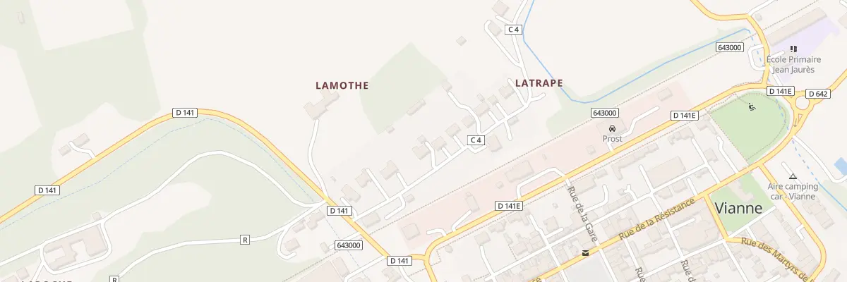 Plan du 9 Che de Latrape à Vianne