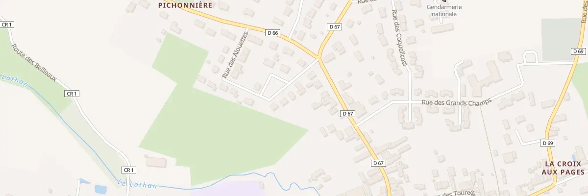 Plan du 5 Rue des Alouettes à Savigné-sur-Lathan