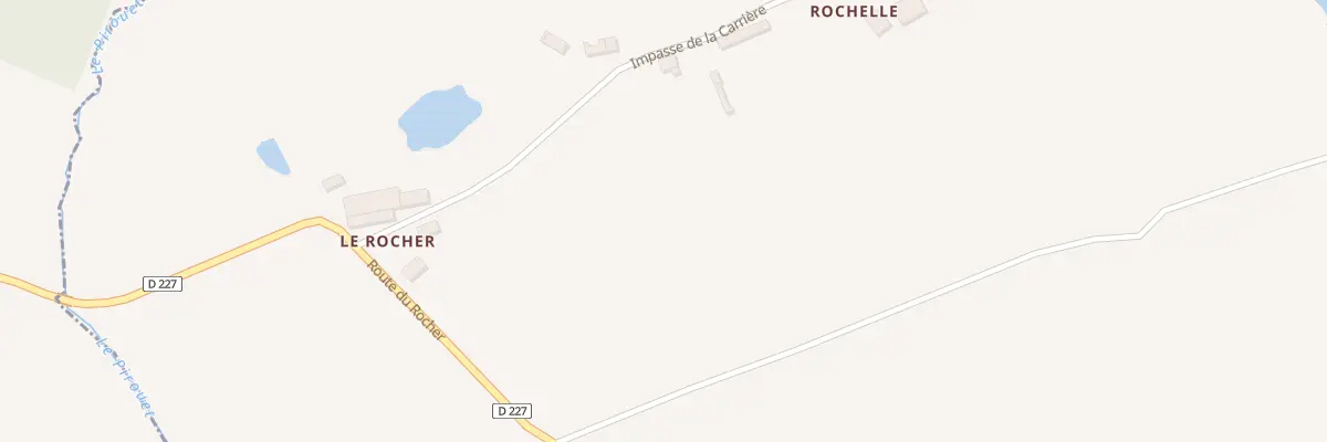 Plan du 57 Le Rocher à Montchevrel